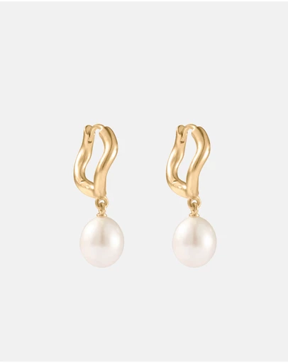 Kirstin Ash - Maris Pearl Hoops