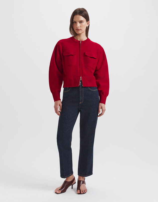 SABA - Amaya Boiled Wool Bomber