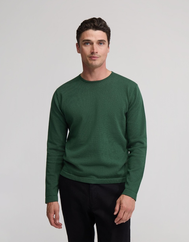 Oxford - Nico Cotton Crew Neck