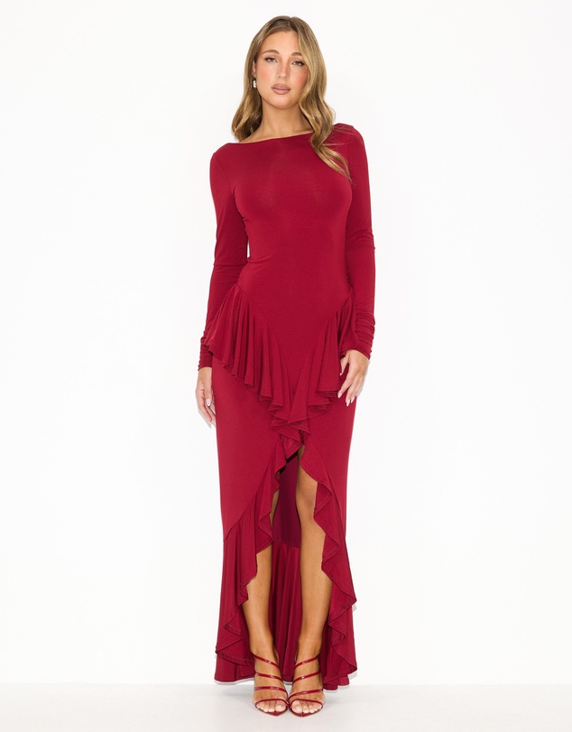 Dazie - Lulu Frill Maxi Dress