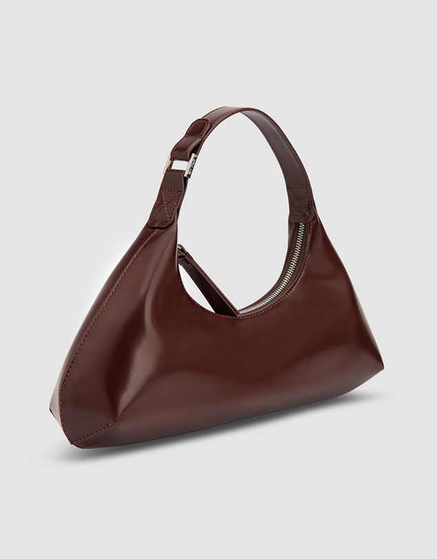 By Far - Amberette Semi Patent Leather Bag