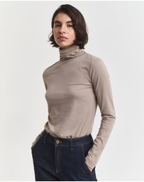 Gant - Lightweight Cotton Turtleneck Top
