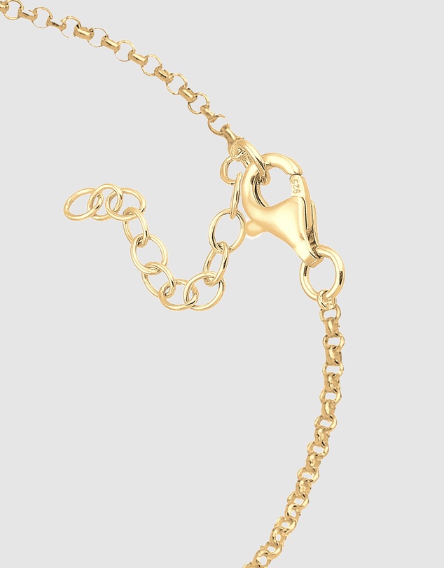 Elli Jewelry - Moonstone Bracelet in Gold-Plated 925 Silver