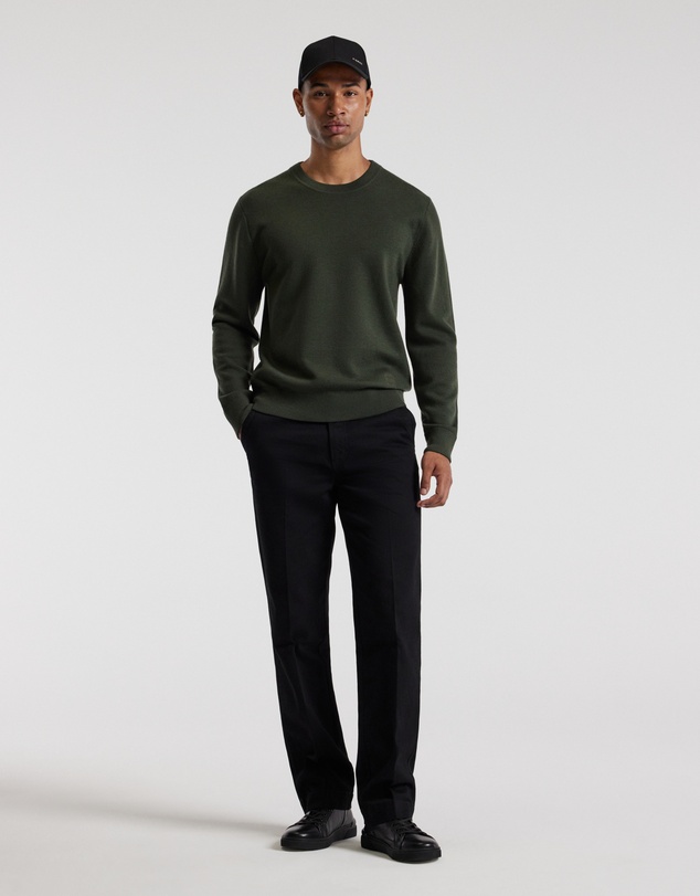 Calibre - Crew Neck Merino Sweater Pine Green