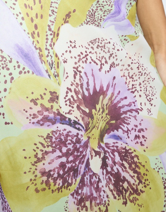 Dazie - Orchid Asymmetrical Midi Dress