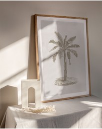 Olive et Oriel - Vintage Palm II Art Print
