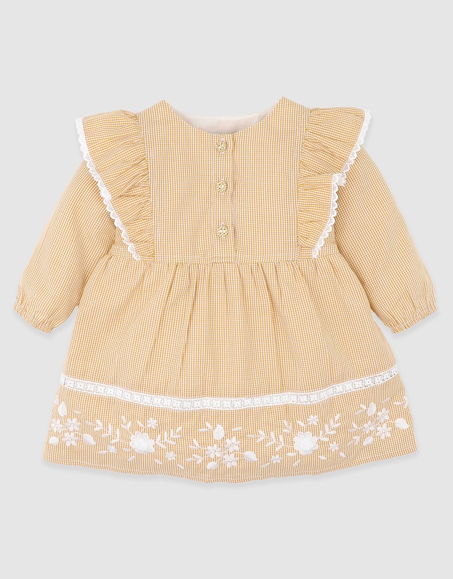 Bebe by Minihaha - Winnie Emb. Gingham Dress