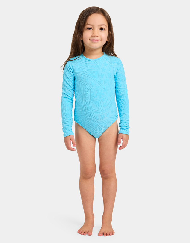 Roxy - Girls 2 to 7 Surf The Vibes Rashguard