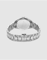 Maxum - Sydney - White Dial & Silver Tone Case & Bracelet