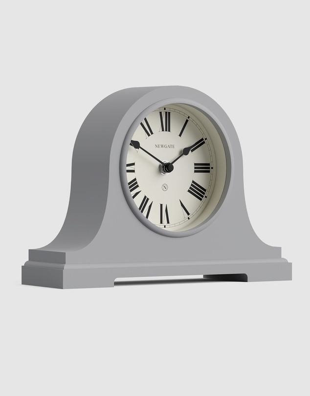 Newgate - Newgate Broadway Mantel Clock-Clockwork Grey