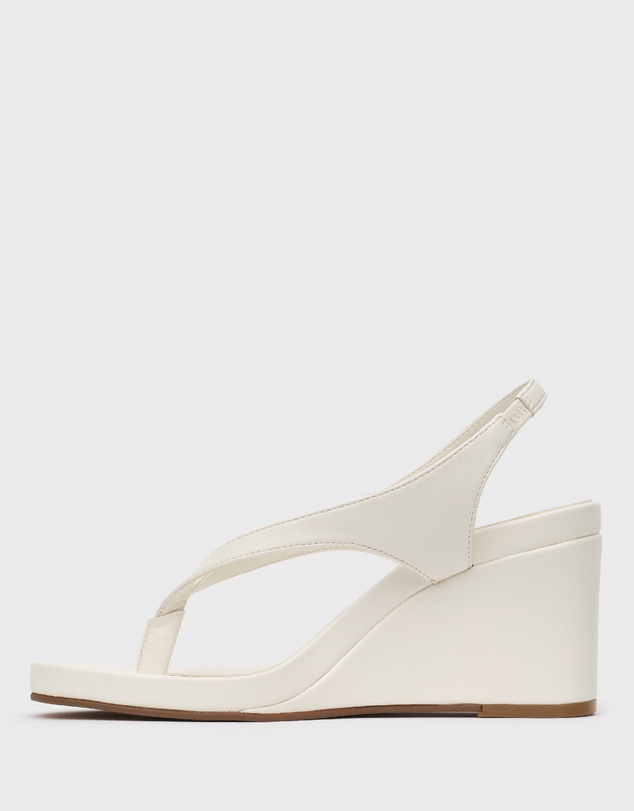 Betts - Shameless Slingback Thong Wedge Sandals