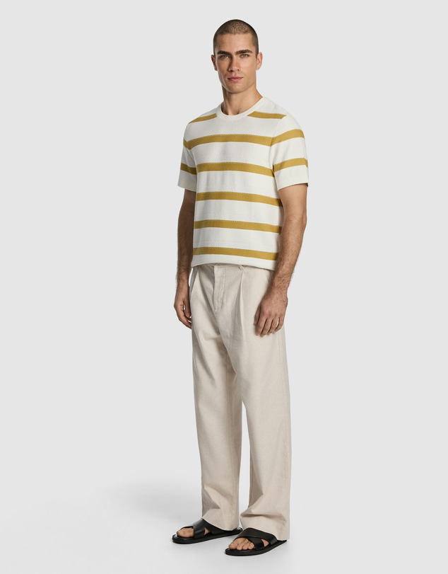 yd. - Hayes Stripe Knitted Tee