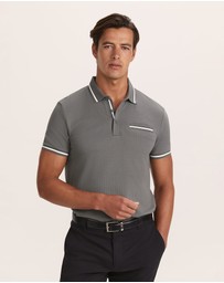 SABA - Ted Textured Cotton Polo