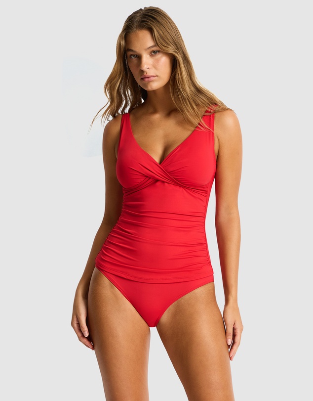 Sea Level Australia - Essentials Cross Front Tankini Top