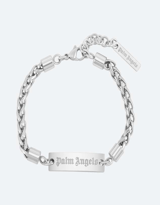 Palm Angels - Emidio SS Plaque Wheatchain Bracelet