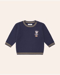 Huxbaby - Baller Hux Tipped Pullover - Babies-Kids