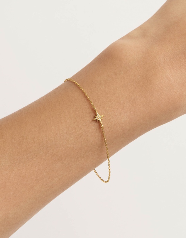 By Charlotte - Gold Starlight Bracelet