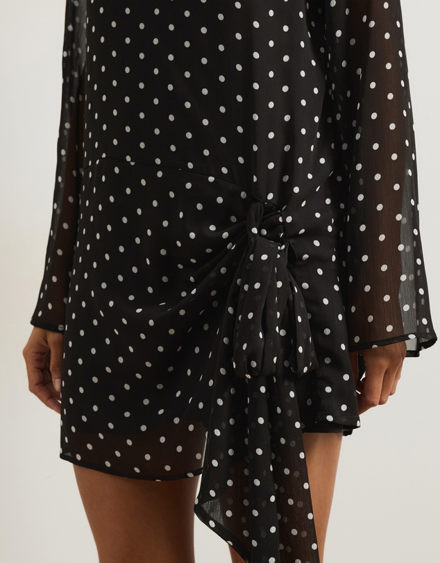 Atmos&Here - Jordi Mini Georgette Spot Dress