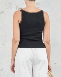 FRIEND of AUDREY - The Cotton Mesh Tank