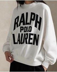 Polo Ralph Lauren - Satin Logo Fleece Crewneck Sweater
