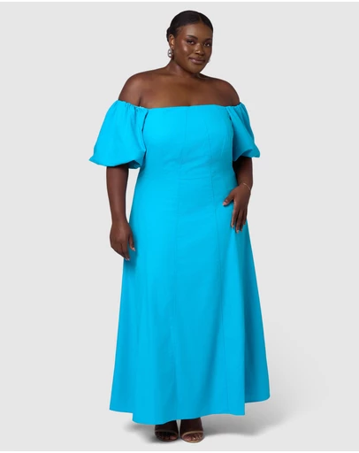 Pink Dusk by Curve Project - Heart Racer Midi Dress