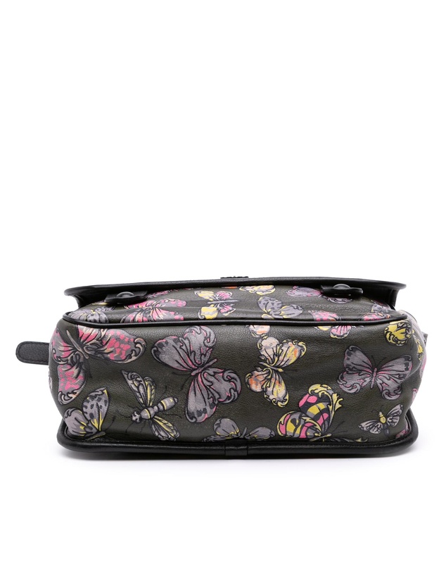 Pre-Loved by Azura Reborn - Pre-Loved Tales of Spain Butterfly Printed Leather Anagram Crossbody