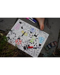 HeyDoodle - Busy Bugs Sensory Colouring & Doodle Mat