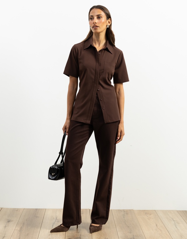 Atmos&Here - Aveline Tie Back Shirt