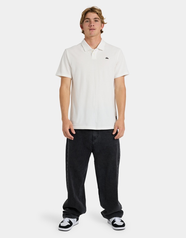 Quiksilver - Mens Mw Pique Polo Short Sleeve Shirt