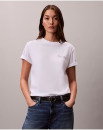 Calvin Klein Jeans - Script Logo Graphic Classic T-Shirt