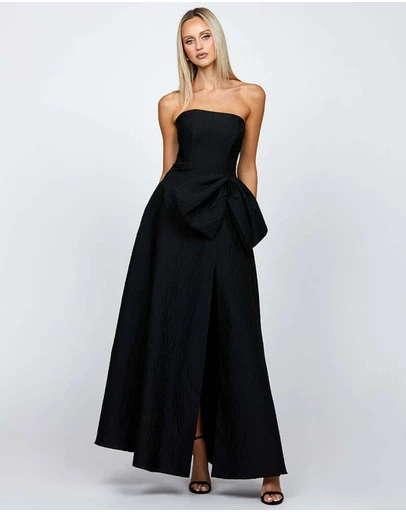Bariano - Zuzanna Strapless Bow Maxi