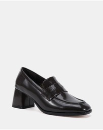 Wittner - Kylie Leather Heeled Loafers