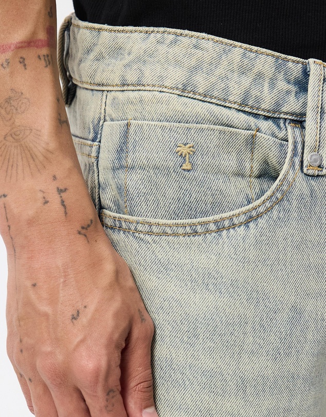 Thrills - Chopped Straight Cropped Denim Jeans