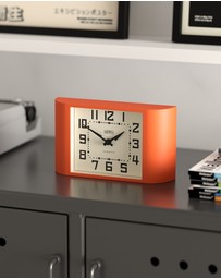Newgate - Newgate Mini Metro Mantel Clock-Pumpkin Orange