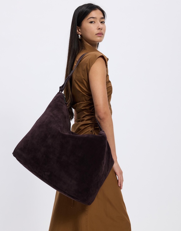 Emporio Armani - Hobo Xl Crosta Sfoderata - Hobo Xl Unlined Suede