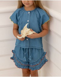 Alex & Ant - Emmi Top - Chambray