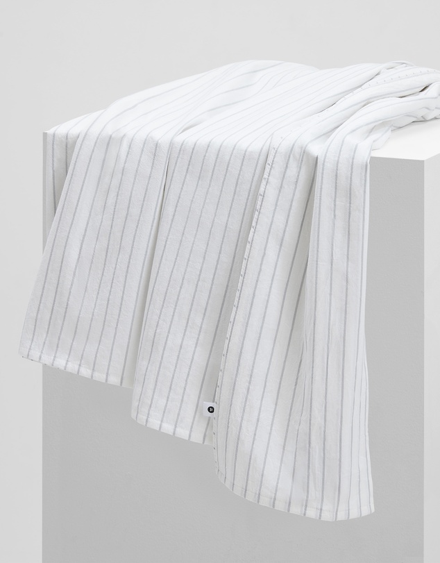 Sheet Society - Leo Washed Cotton Stripe Full Sheet Set
