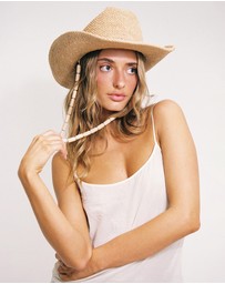 Lack Of Color - Raffia Cowboy Hat