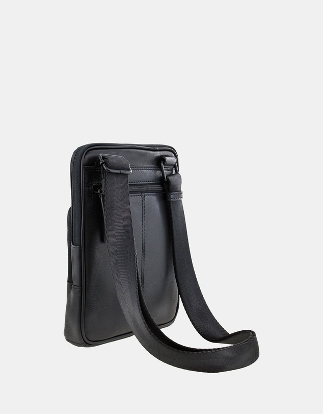 Pierre Cardin - Pierre Cardin Men's Leather Casual Crossbody Bag