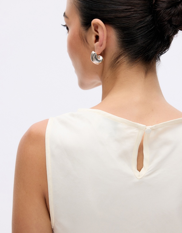 Minima Esenciales - Edith Cupro Longline Top