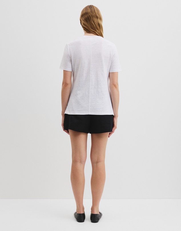 Country Road - Linen Scoop Neck T-shirt