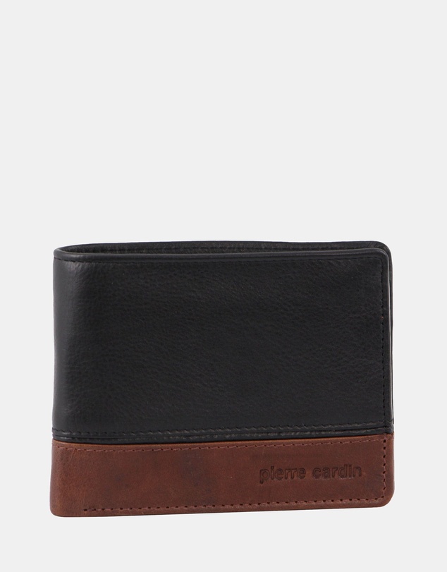 Pierre Cardin - Pierre Cardin Leather 2-Tone Men's Tri-Fold Wallet