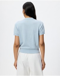 White By FTL - Ruby Short Sleeve Cardigan