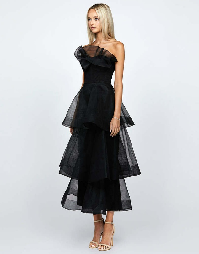 Bariano - Kascade Tiered Ruffle Midaxi