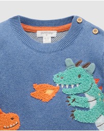 Purebaby - Dragon Friends Jumper -Kids-Babies