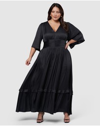 Pink Dusk by Curve Project - Work It Maxi Dress