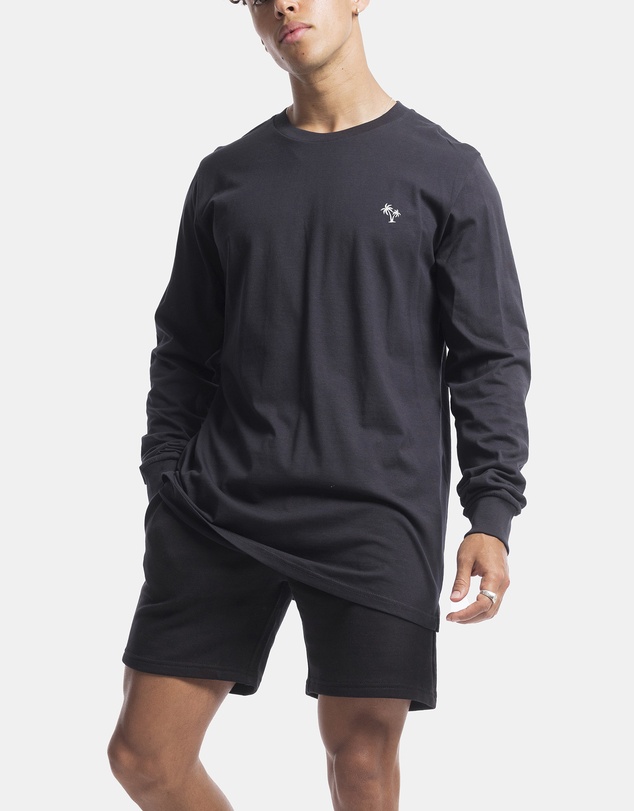 Vacancy Co - Palm Embroidery Long Sleeve Tee