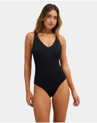 Roxy - Womens Roxy Love V Neck One Piece Swimsuit
