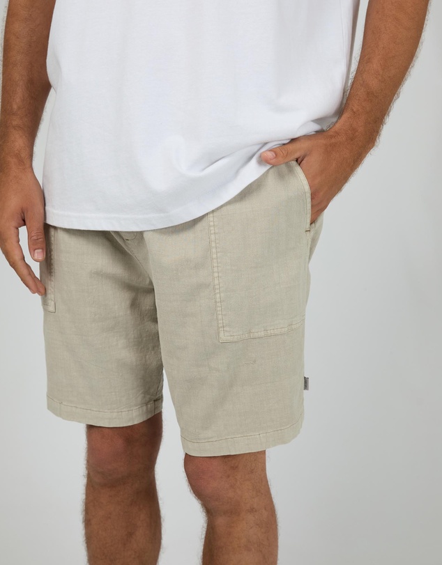 Silent Theory - Elasticised Waist Patch Pocket Shorts