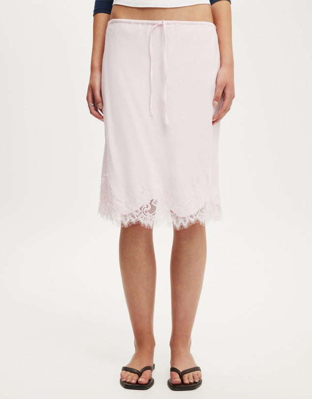 Cotton On - Celeste Lace Midi Skirt